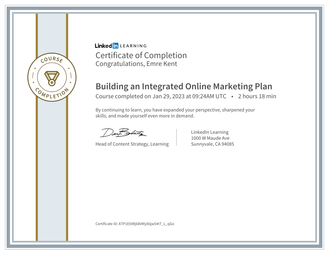 Building an Integrated Online Marketing Plan